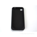 Classic Black Silicone Apple Iphone 4 / 4s / 4g Protective Cover Cases For Man And Woman